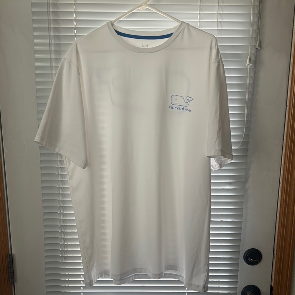 Vineyard Vines White Short Sleeve Tee Classic Comfort